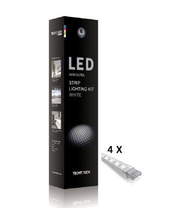 10171  Axis 6400K Kit 4x18 LED Rigid Strips (6W)